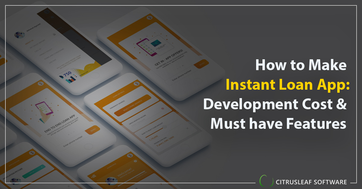 instant loan app development