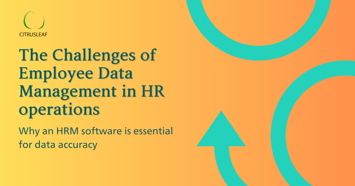 Challenges of employee data management in HR operations
