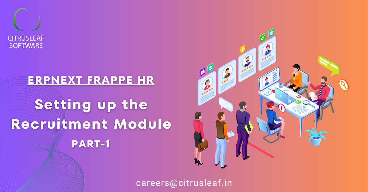 Setting up the Recruitment Module in ERPNext Frappe HR