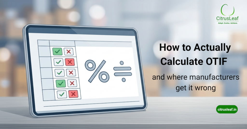 How to calculate OTIF